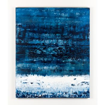 Blue abstract painting BQ449